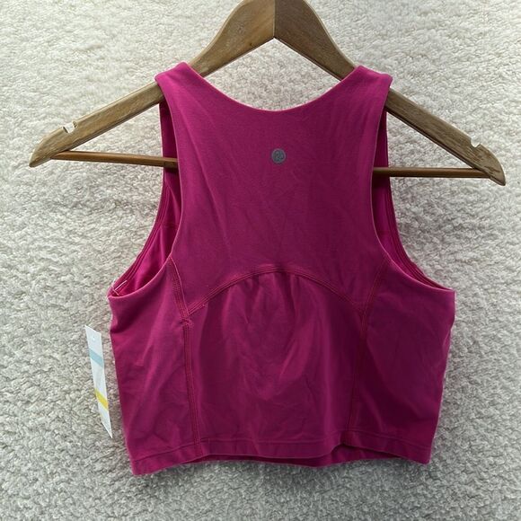Zella High Neck Tank Bra‎ Racerback Pink Size Small - Picture 3 of 6
